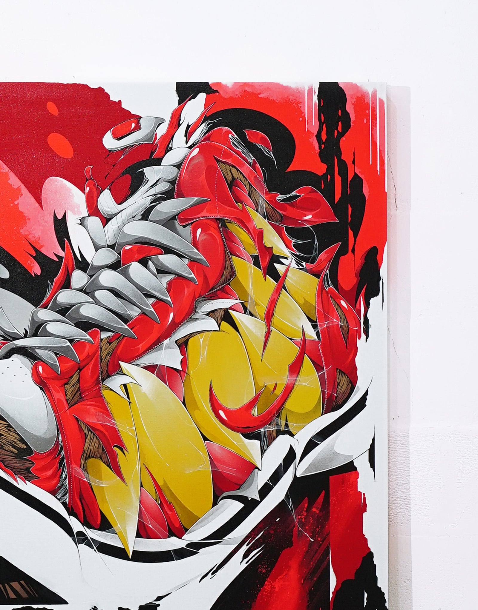 Red Carnage - Canvas Painting