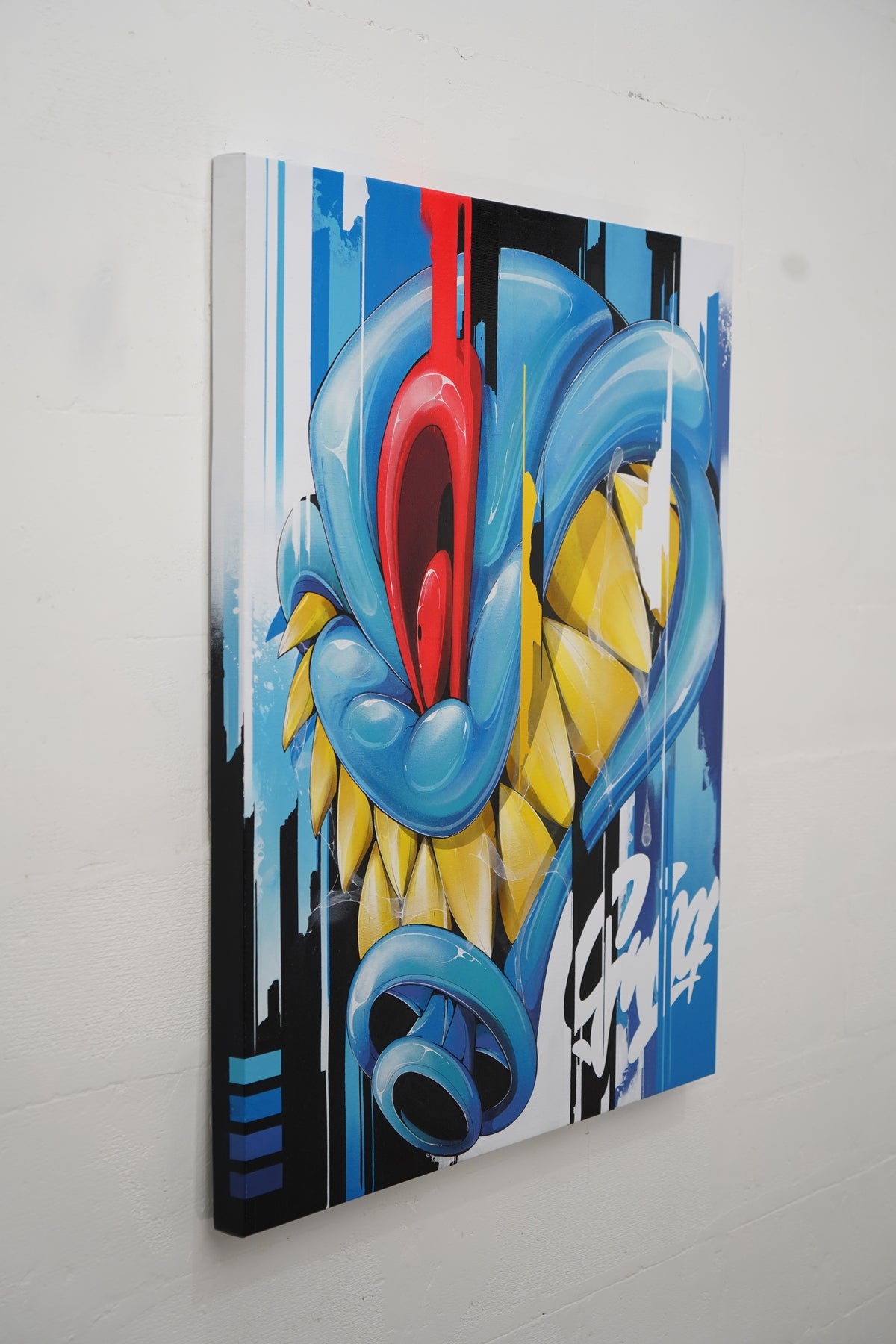 Bold in Blue - Canvas Painting