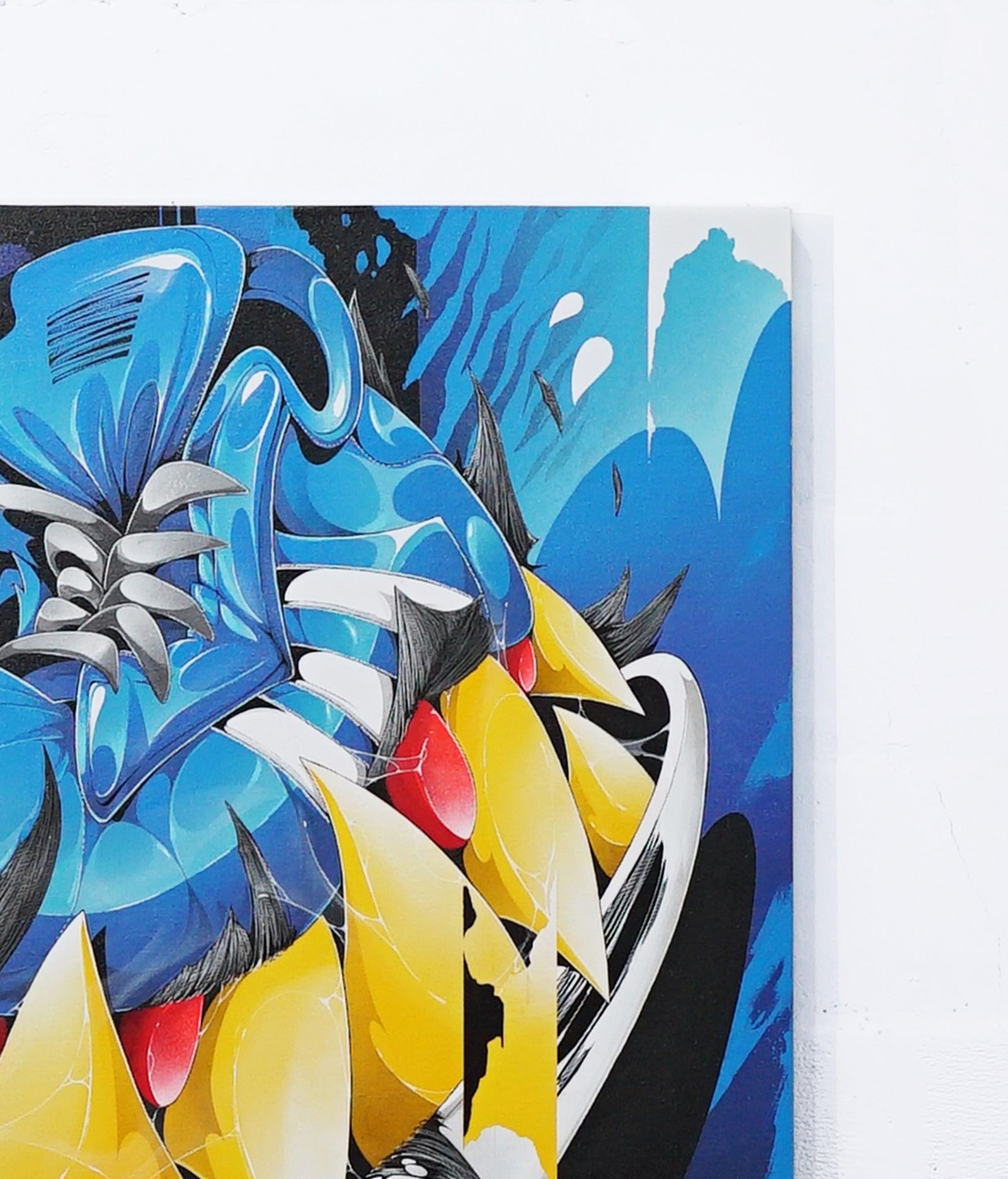 Blue Venom Kicks - Canvas Painting