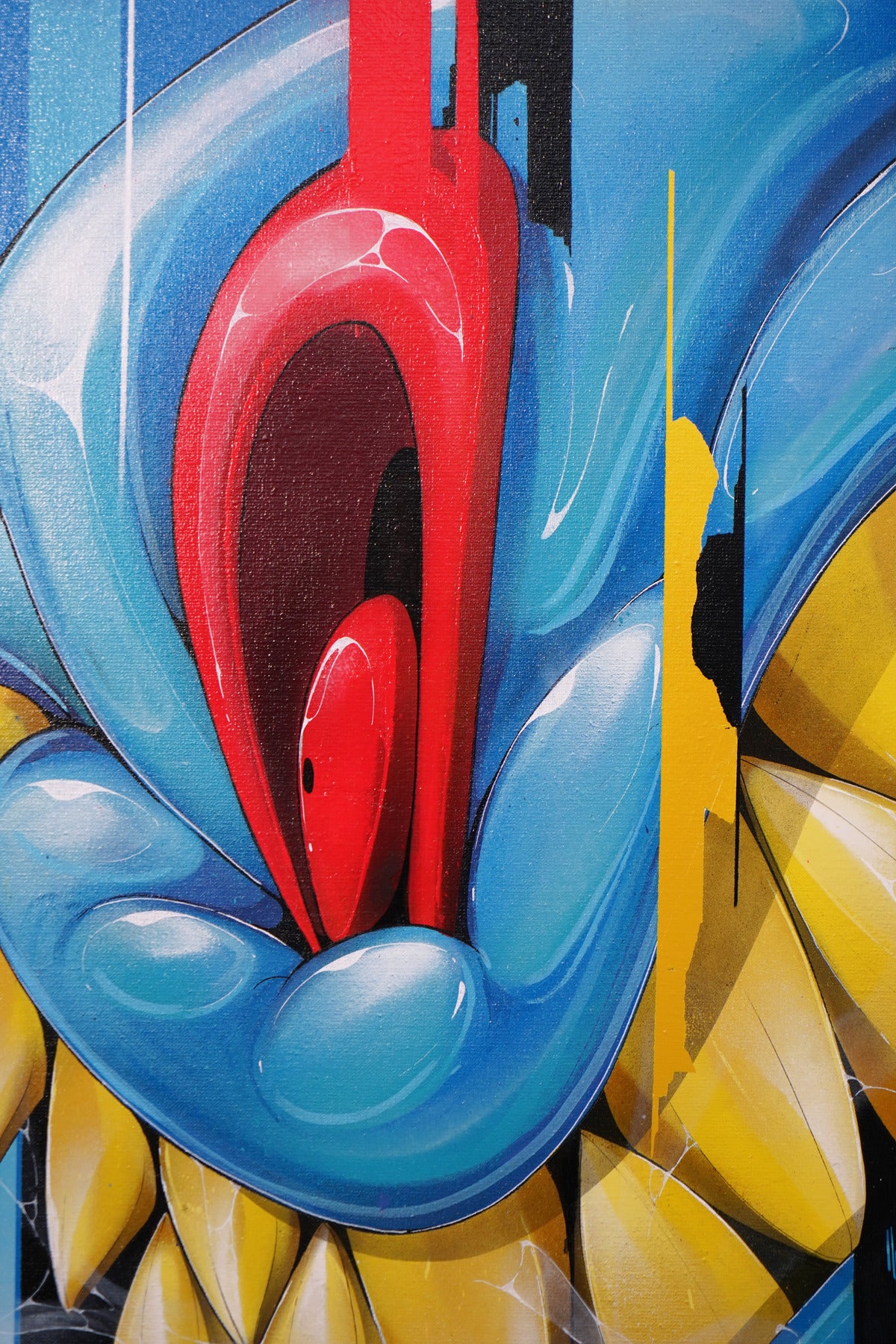 Bold in Blue - Canvas Painting