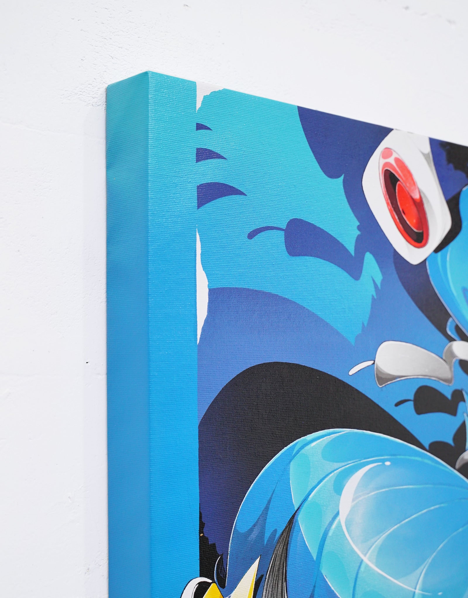 Blue Venom Kicks - Canvas Painting