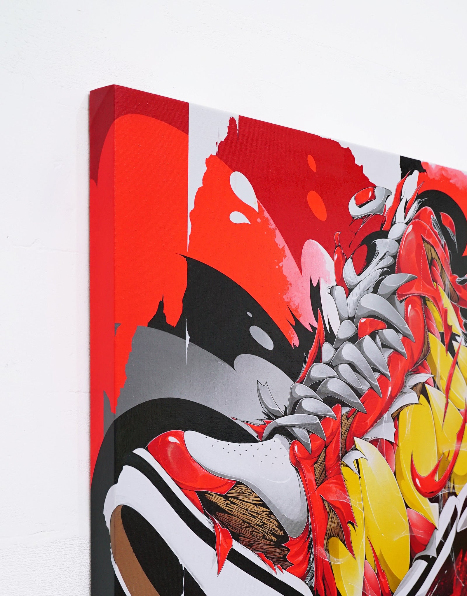 Red Carnage - Canvas Painting