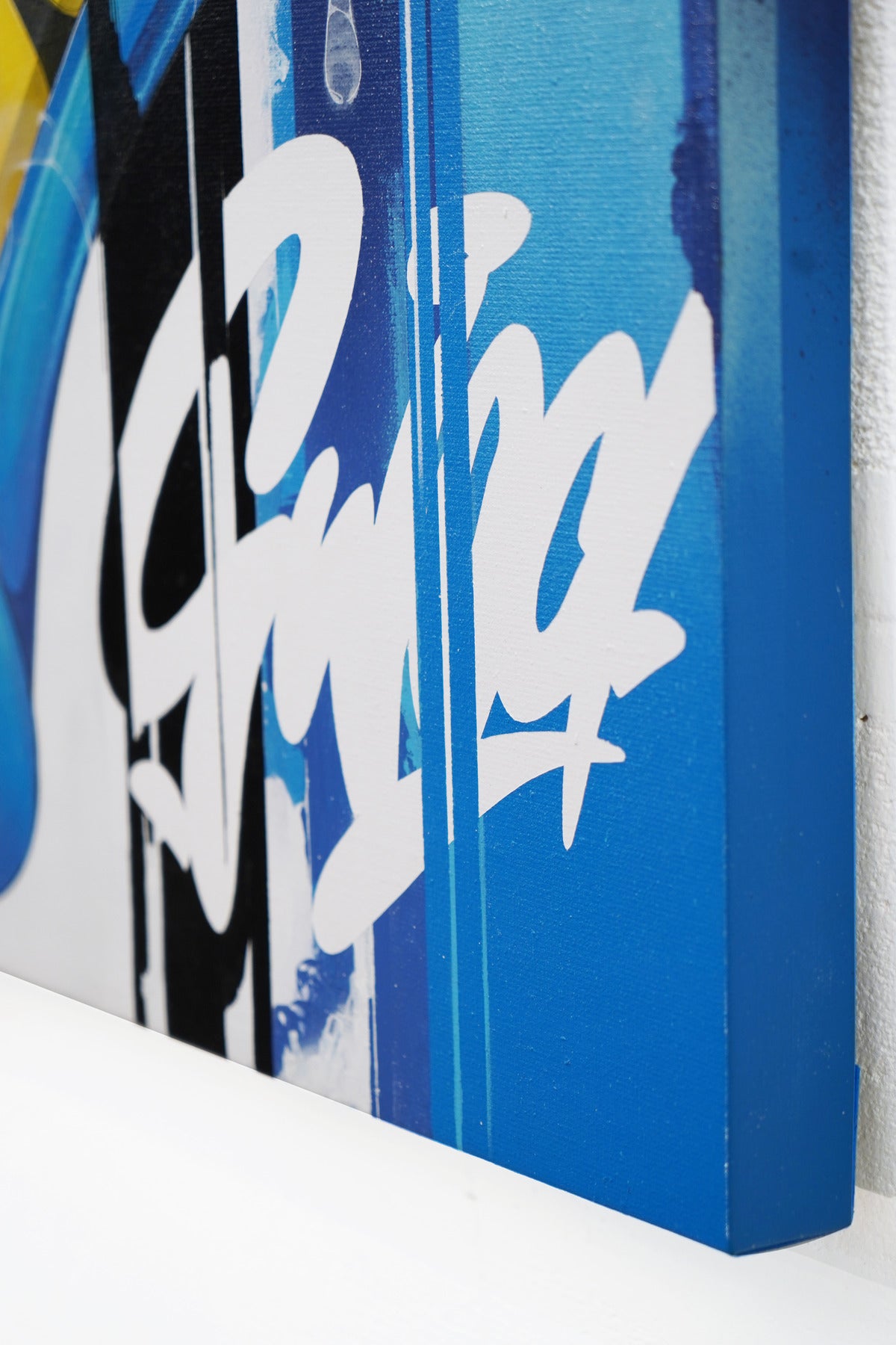 Bold in Blue - Canvas Painting