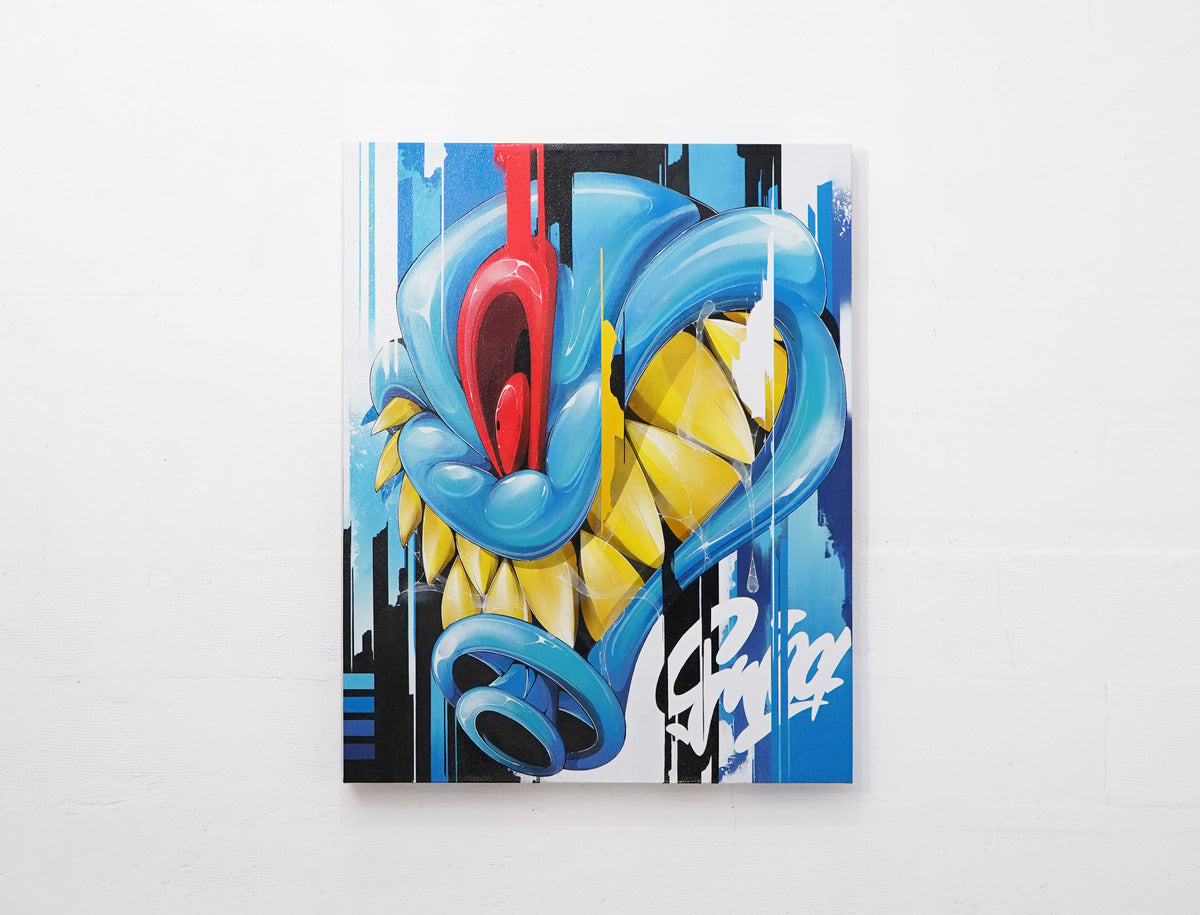 Bold in Blue - Canvas Painting