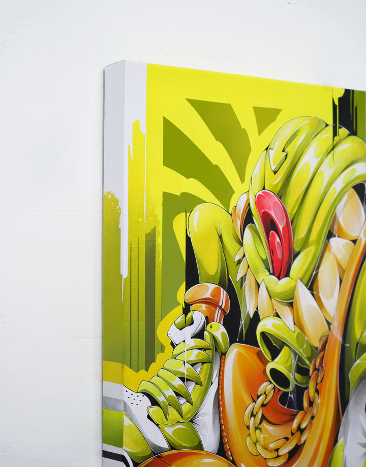 Hoops Hustle - Canvas Painting