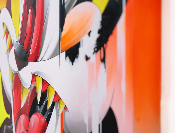 Rebel Rabbit - Canvas Painting