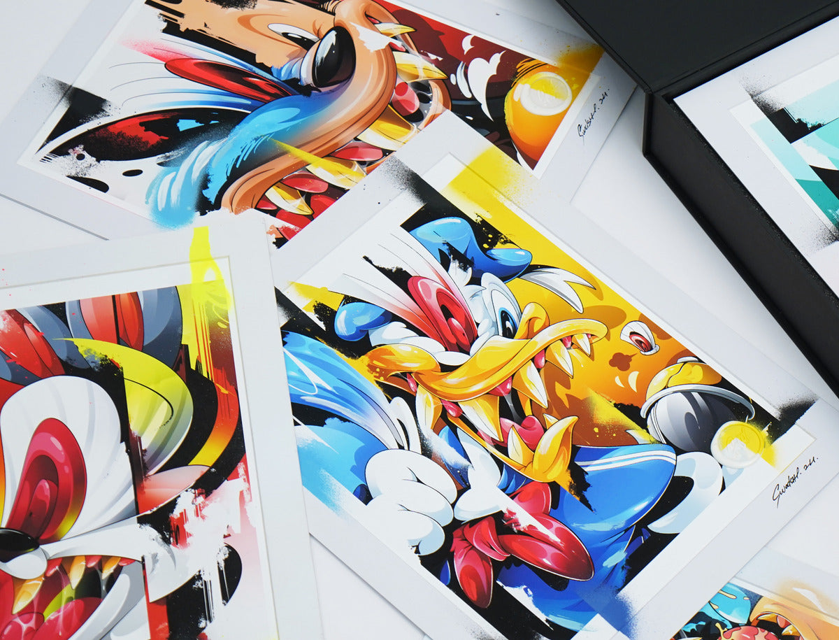 Collectible Art Print Box Set - Cartoon Madness