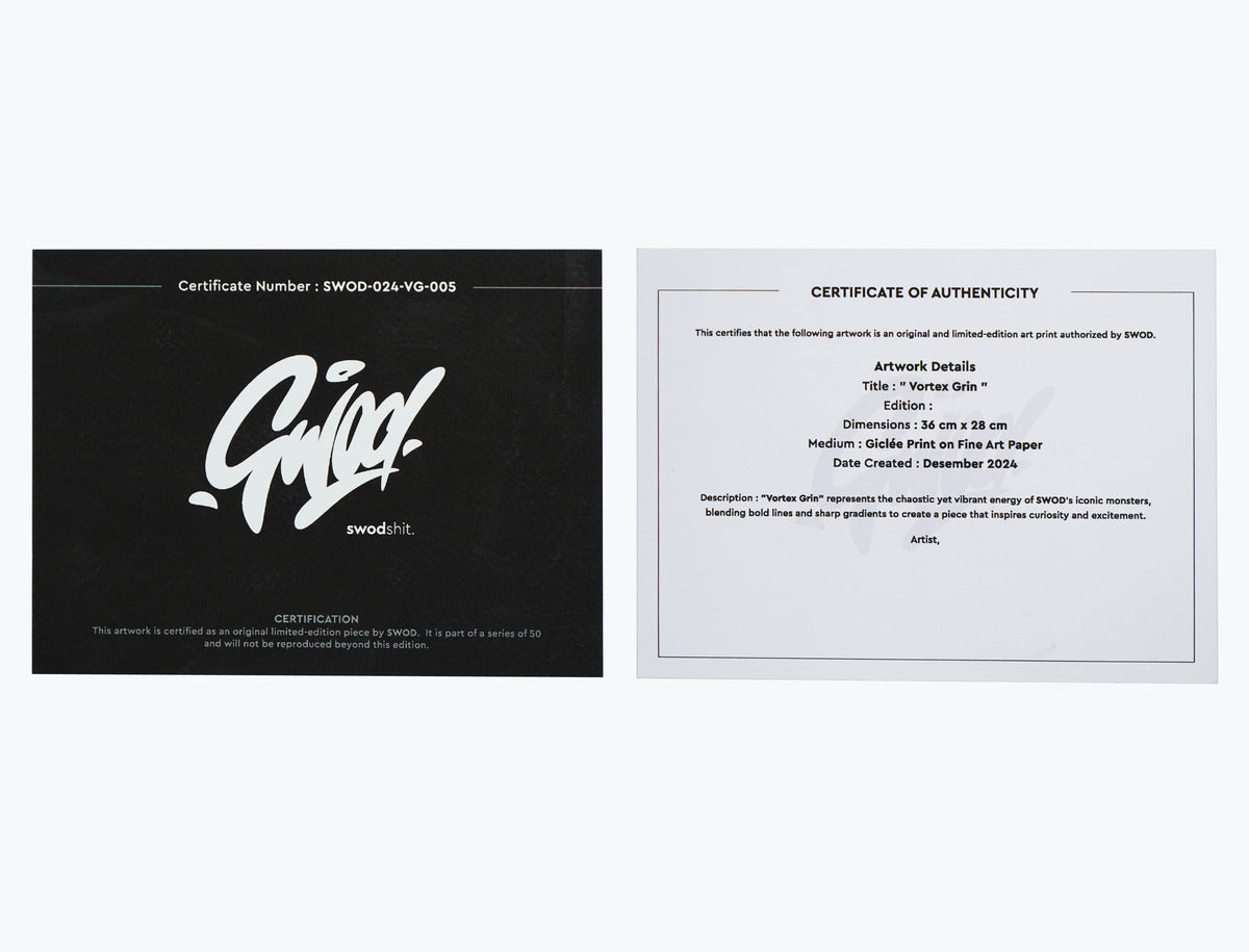 Collectible Art Print Box Set - Vortex Grin